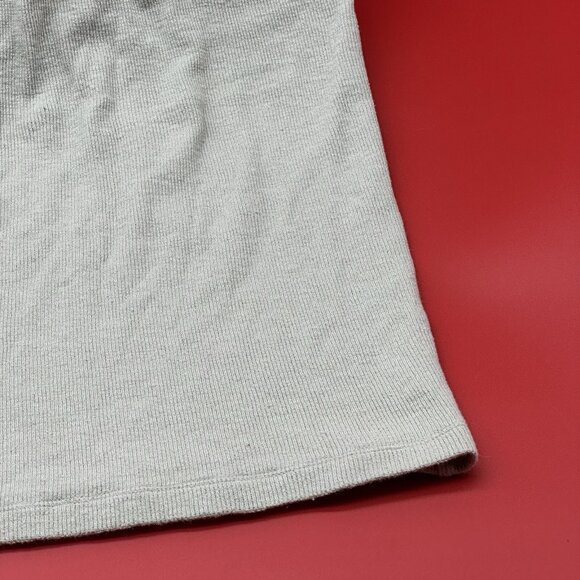 Free People Beach Be Happy Pinafore Size Medium Beige Sleeveless Midi Dress FLAW - Picture 11 of 16